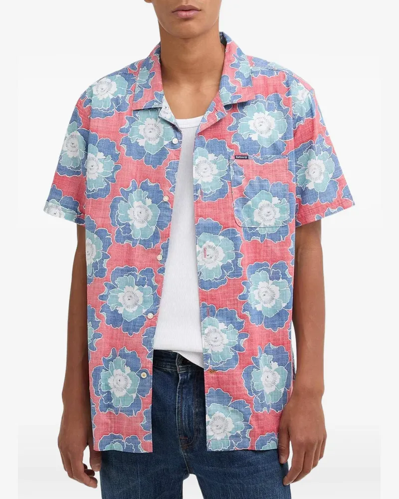 Barbour Hauxley floral-print shirt - Rot Rot