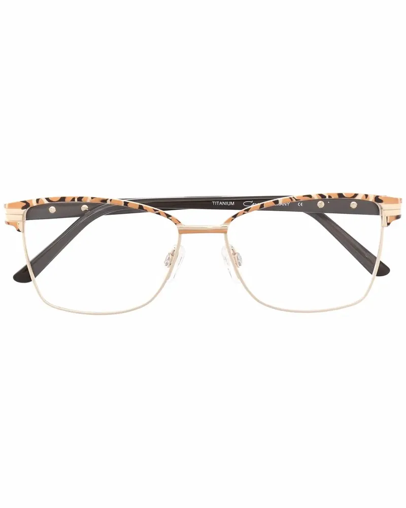 CAZAL Brille mit eckigem Gestell - Gold Gold