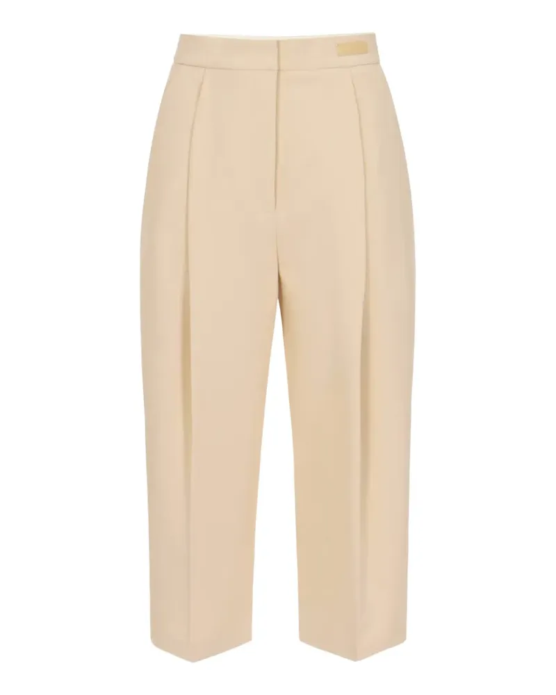 Elisabetta Franchi Leichte Hose aus Kreppstoff - Nude Nude