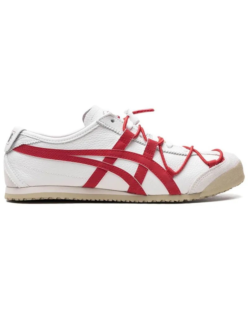 Onitsuka Tiger Mexico 66 "White/Classic Red" Sneakers Weiß