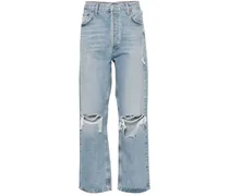 Halbhohe Jeans mit lockerem Schnitt