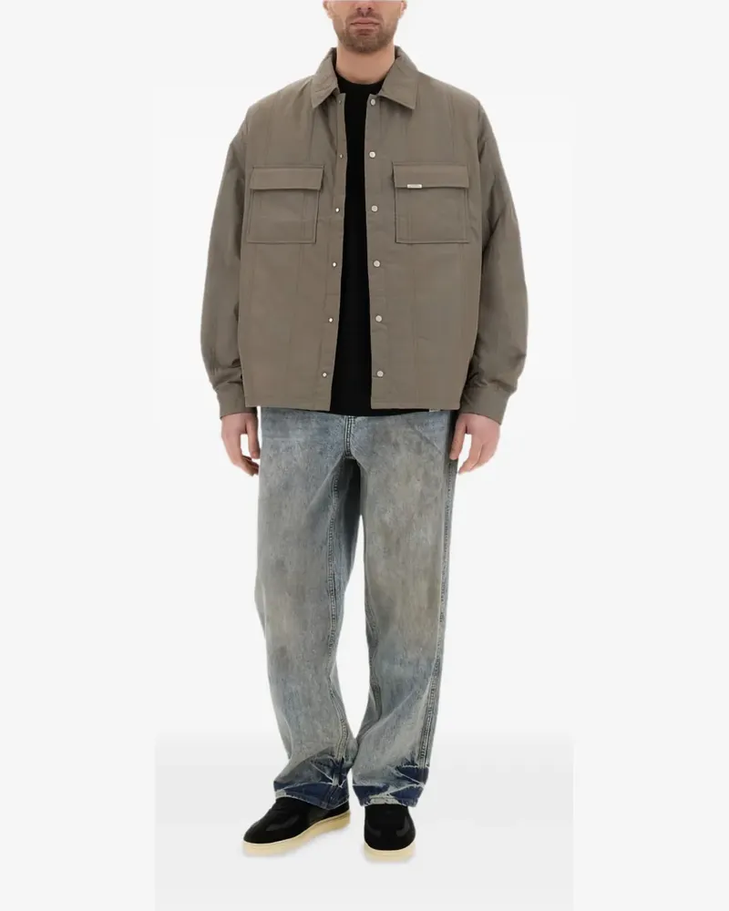 REPRESENT Hemdjacke im Utility-Look - Grün Grün