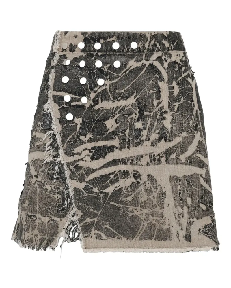 DRKSHDW by Rick Owens Sisysnap mini skirt - Grau Grau