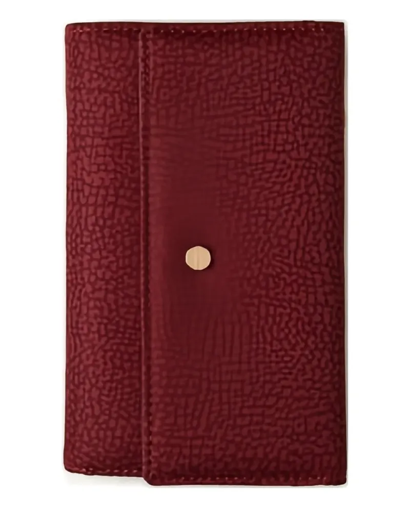 Borbonese medium flap wallet - Rot Rot