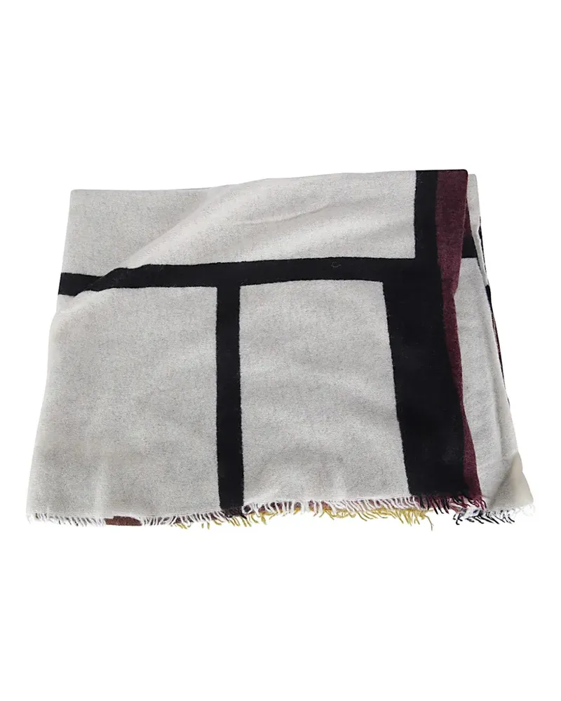 Faliero Sarti Ada colour-block scarf - Nude Nude