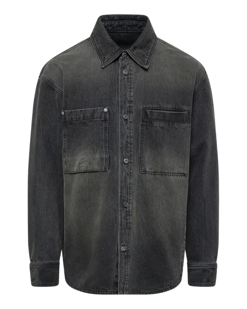 Wooyoungmi washed denim shirt - Grau Grau