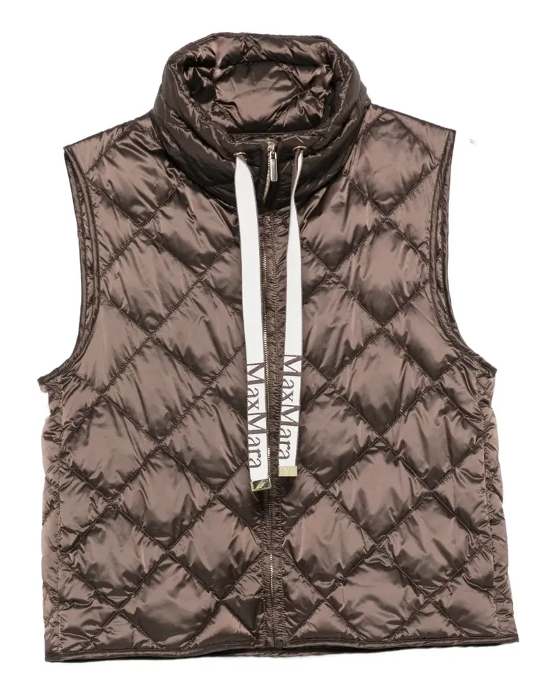 Max Mara quilted gilet - Braun Braun