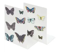 Buchstützen mit Schmetterlings-Print