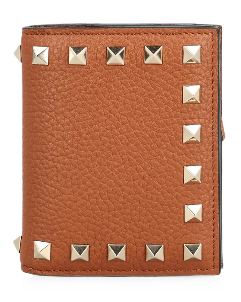 Valentino Garavani Rockstud bifold wallet - Braun Braun