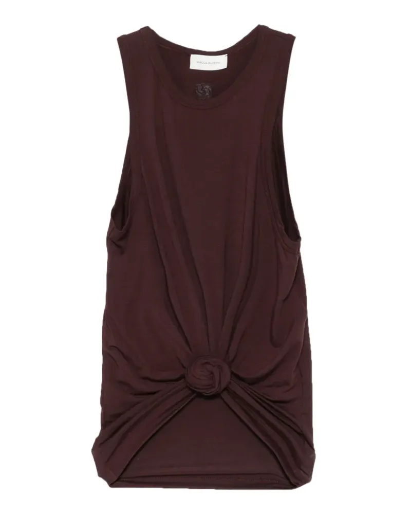 Magda Butrym knotted tank top - Braun Braun