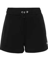 Moose Knuckles Mixmedia Shorts mit Logo-Schild Schwarz