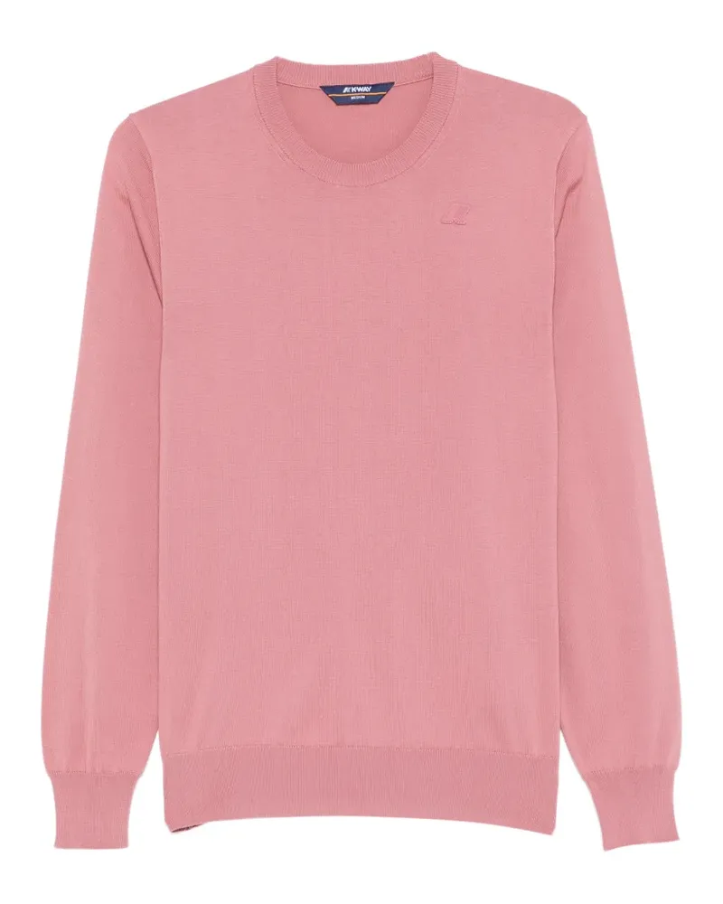 K-Way Sebastien Pullover mit rundem Ausschnitt - Rosa Rosa