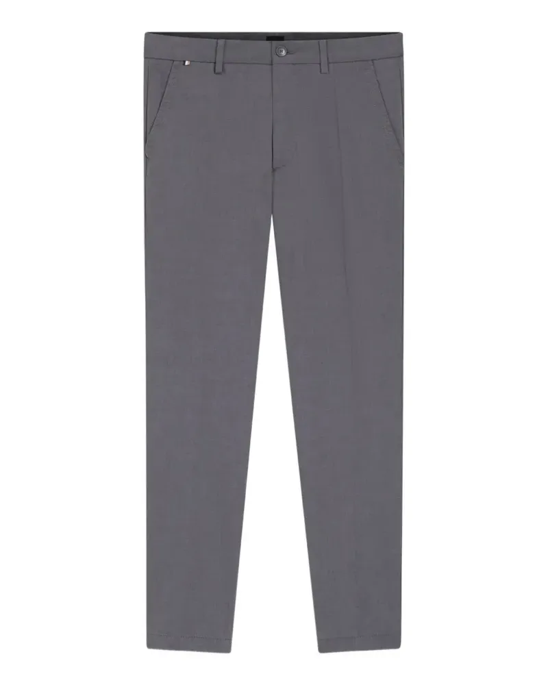 HUGO BOSS Slim-Fit-Hose aus Baumwollstretch - Grau Grau