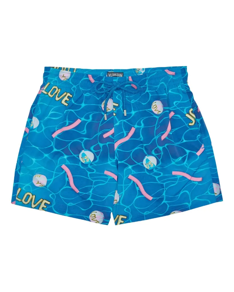 Vilebrequin Badeshorts mit Moorise-Print - Blau Blau
