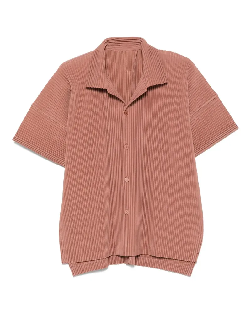 Issey Miyake Plissiertes Hemd - Rot Rot