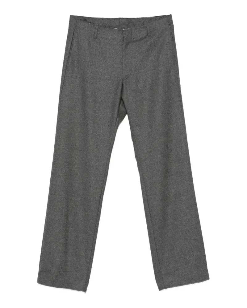 Maison Margiela raw-edge tailored trousers - Grau Grau