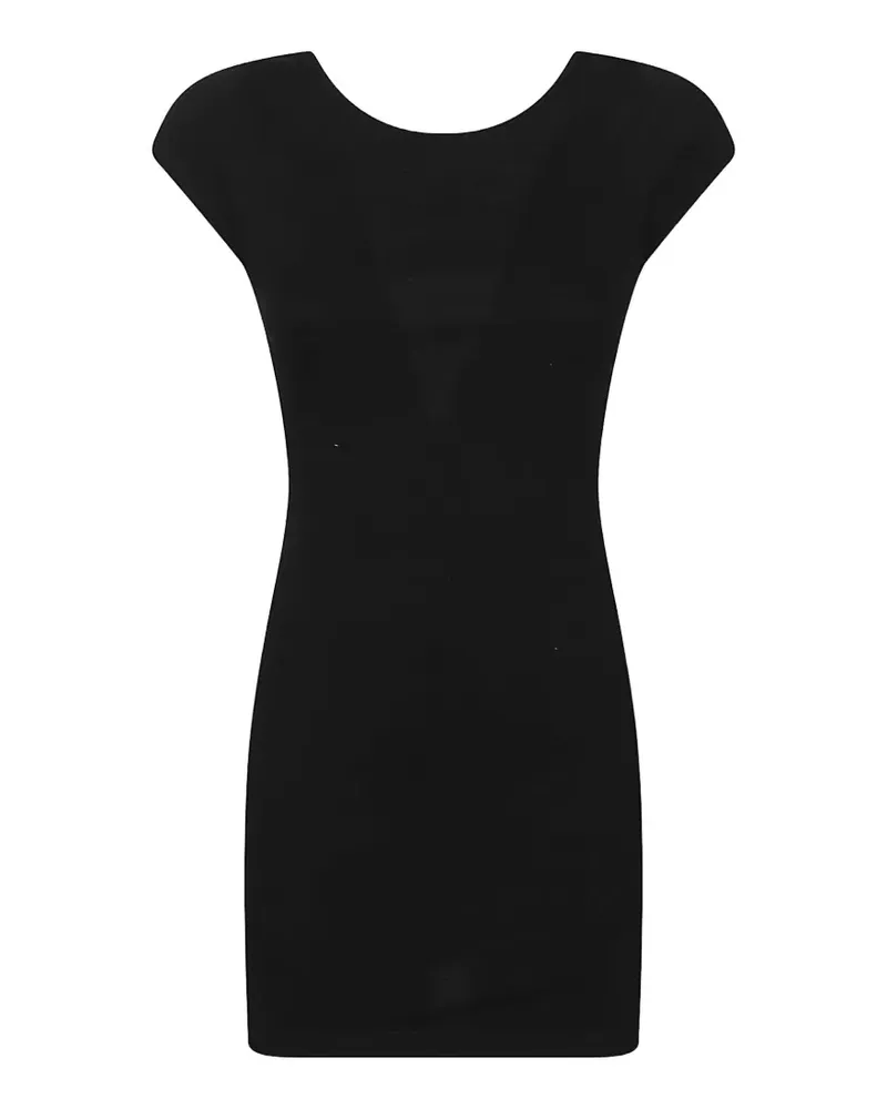 Matteau low-back cap-sleeve dress - Schwarz Schwarz