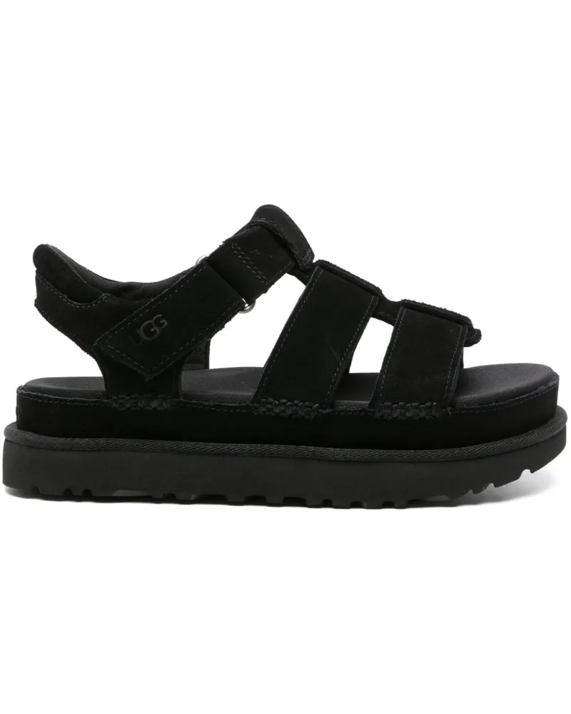 UGG Goldenstar Sandalen aus Wildleder - Schwarz Schwarz