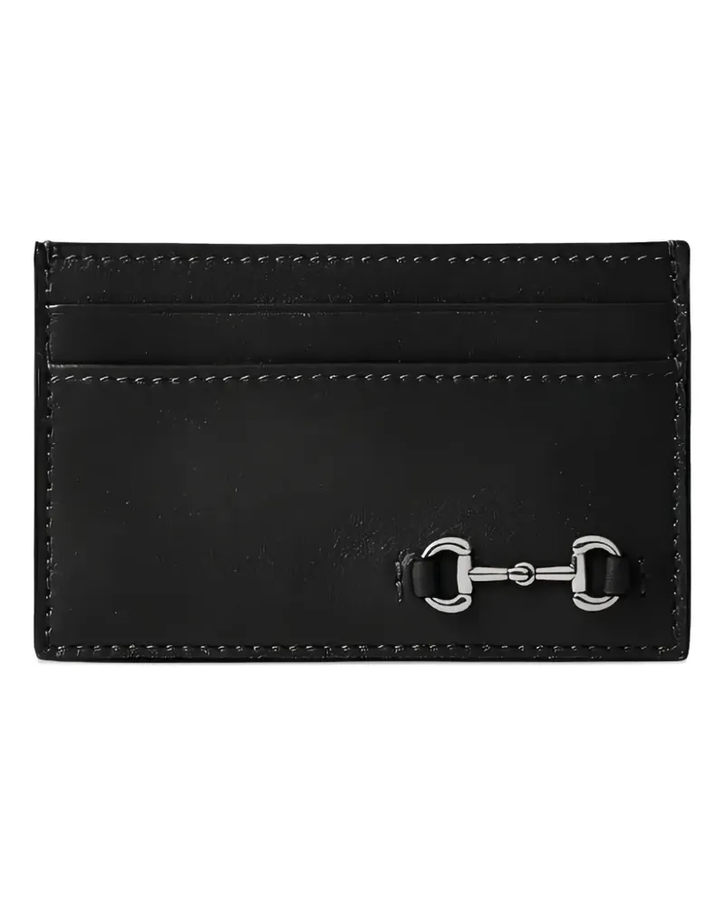 Gucci horsebit-detail card holder - Schwarz Schwarz