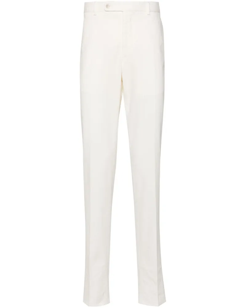 Incotex Hose mit Tapered-Bein - Weiß Weiß