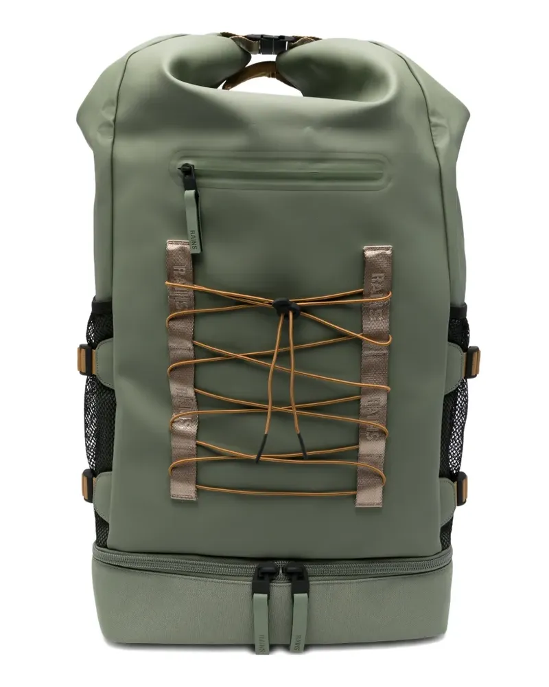 RAINS large drawstring rolltop backpack - Grün Grün