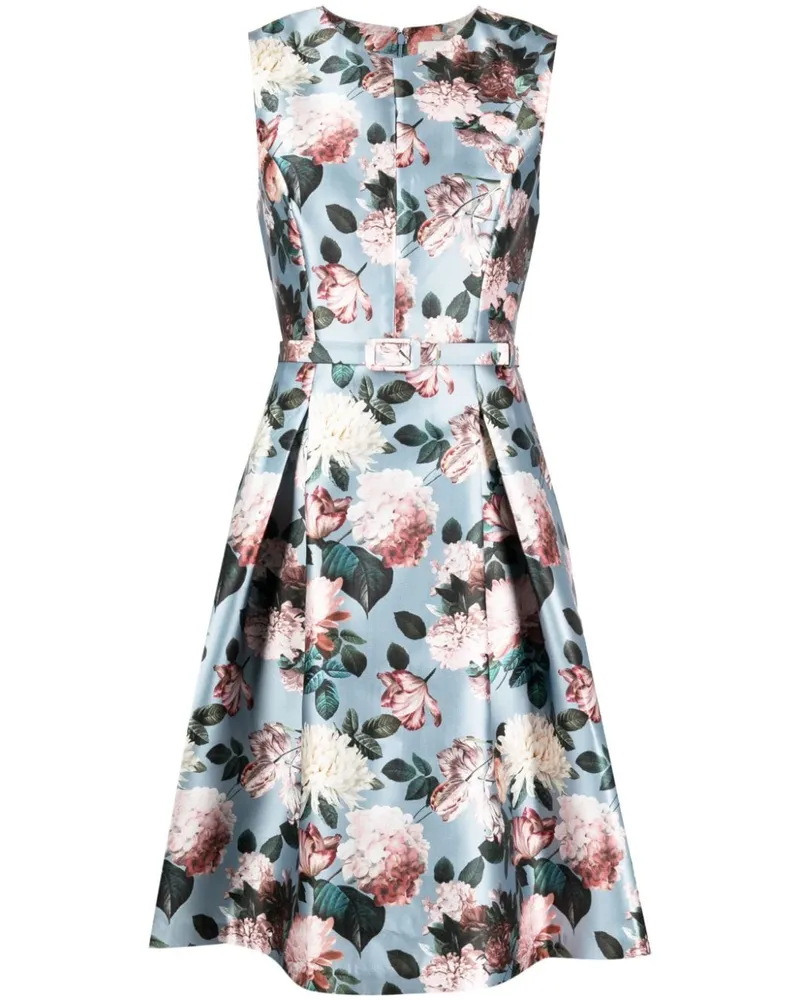 Sachin & Babi Kleid mit Blumen-Print - Blau Blau