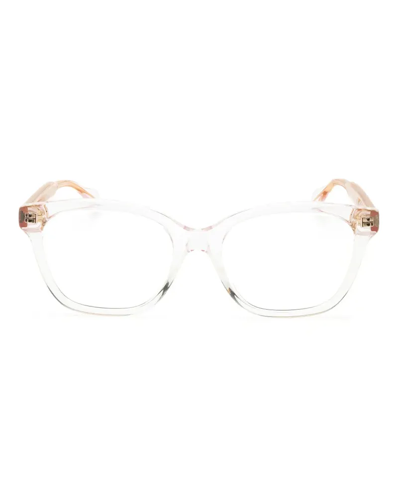 Gucci Brille mit eckigem Gestell - Nude Nude