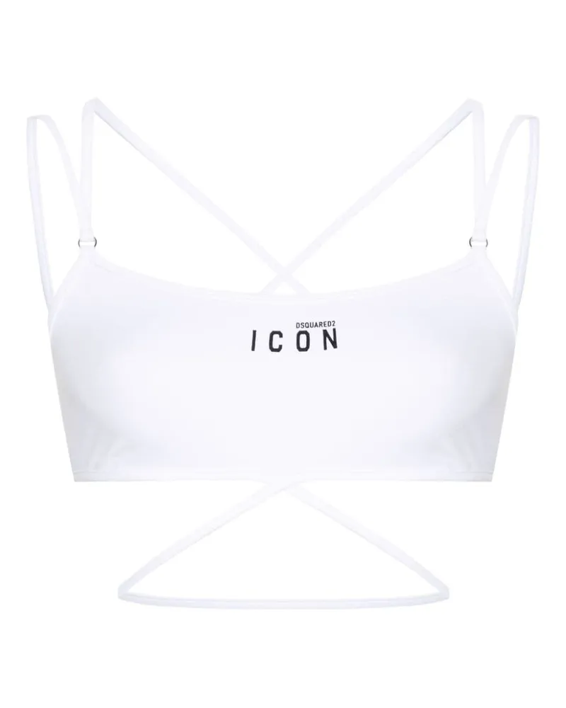 Dsquared2 Icon Sport-BH Weiß