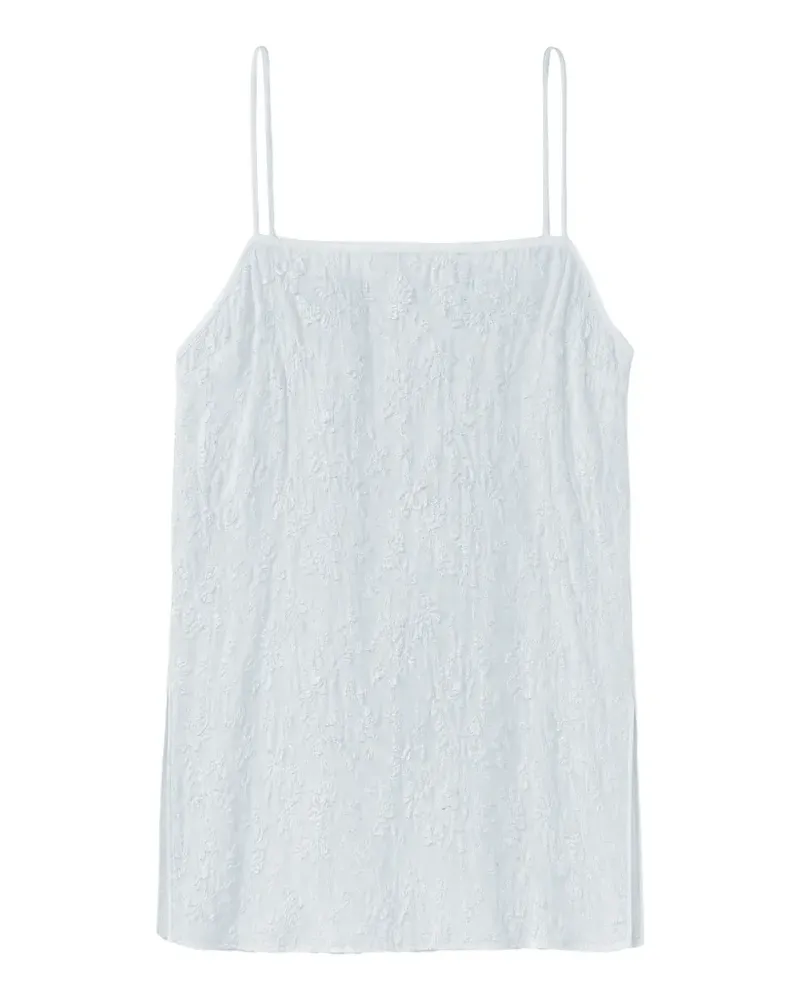 Reformation Ines Oberteil mit Blumenspitze - Blau Blau