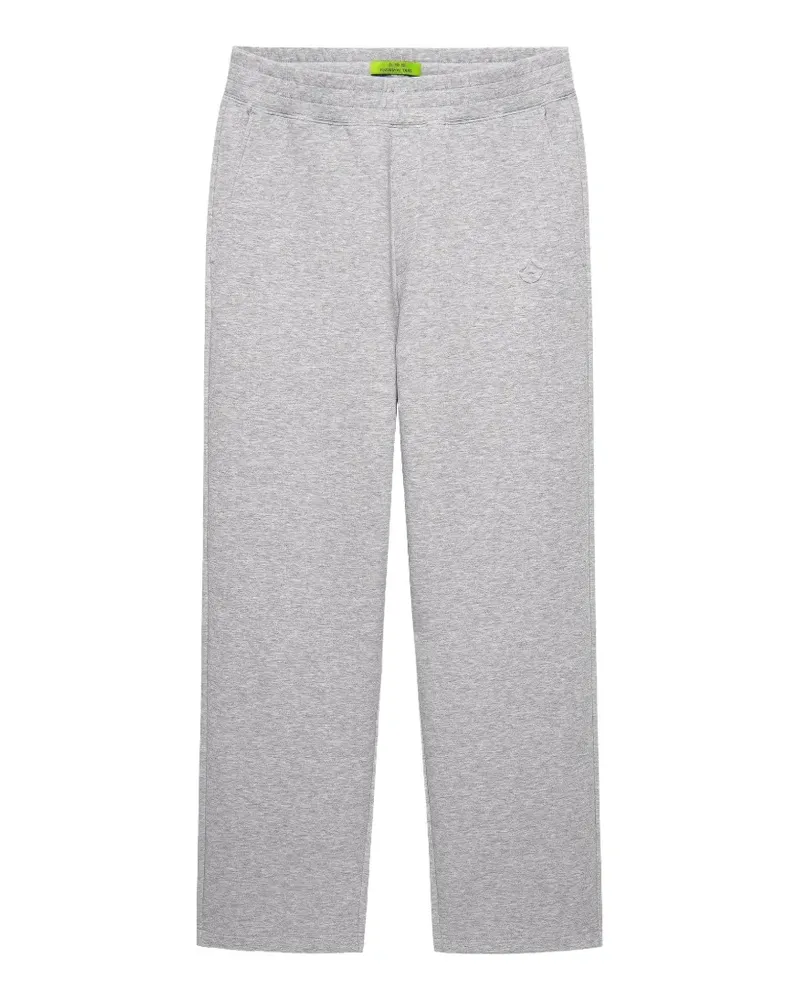 Shanghai Tang Gerade Jogginghose mit Logo-Stickerei - Grau Grau