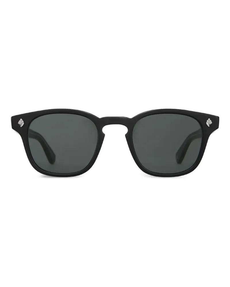 Garrett Leight Eckige Ace Sun Sonnenbrille - Schwarz Schwarz