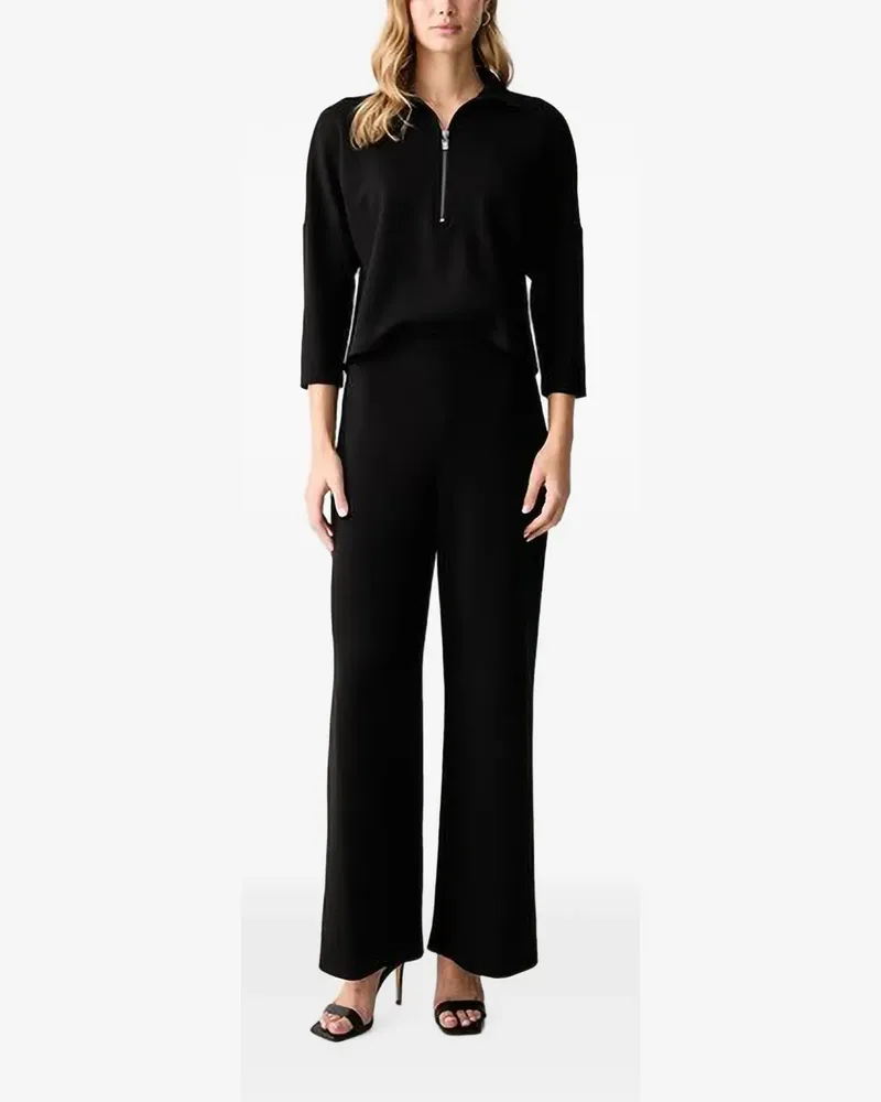 Joseph Ribkoff quarter-zip jumpsuit - Schwarz Schwarz