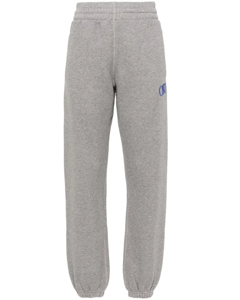 OFF-WHITE Jogginghose mit Logo-Stickerei - Grau Grau