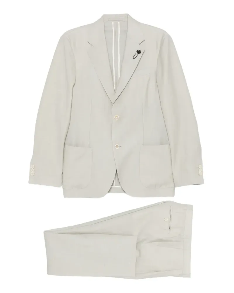 LARDINI Anzug mit fallendem Revers - Nude Nude