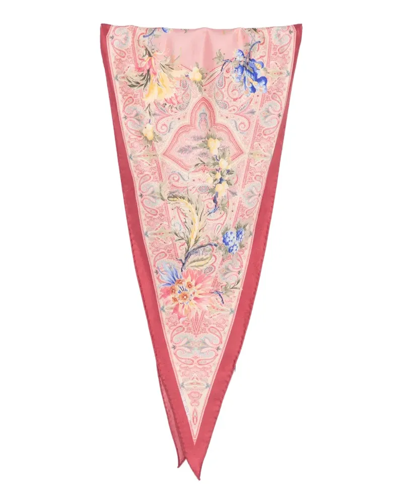 Etro Schal mit Paisley-Print - Rosa Rosa
