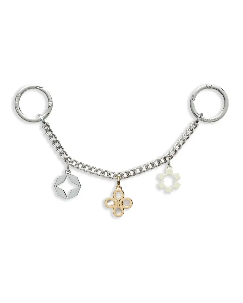 Tory Burch Schlüsselanhänger mit Anhänger - Silber Silber