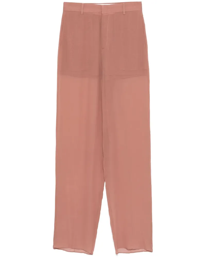 Blumarine Hose aus Georgette - Rosa Rosa