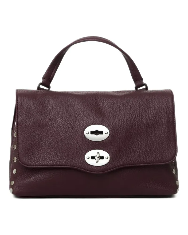 Zanellato small Postina studded tote bag - Violett Violett