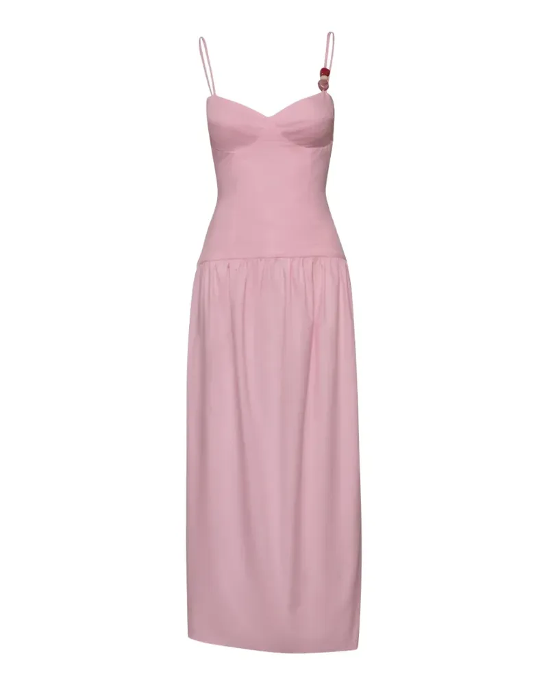 Baobab Collection Simona Maxikleid mit Herzdetail - Rosa Rosa