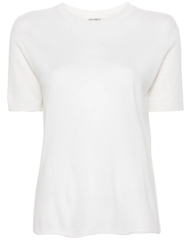 Lisa Yang Ari T-Shirt aus Kaschmir - Nude Nude