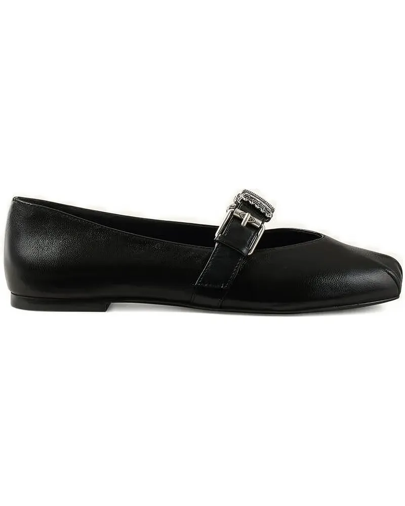 ba&sh Cherkane Ballerinas mit Schnalle - Schwarz Schwarz