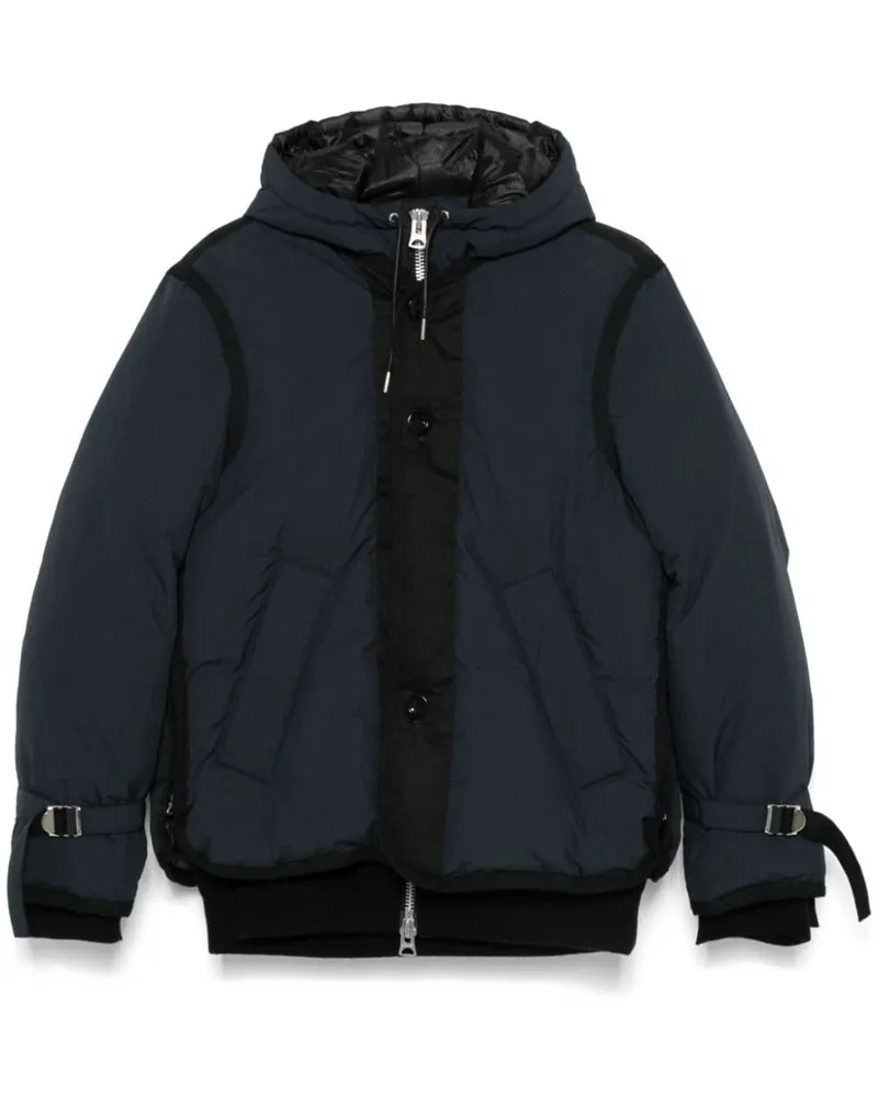 Sacai Jacke aus Daunen - Schwarz Schwarz