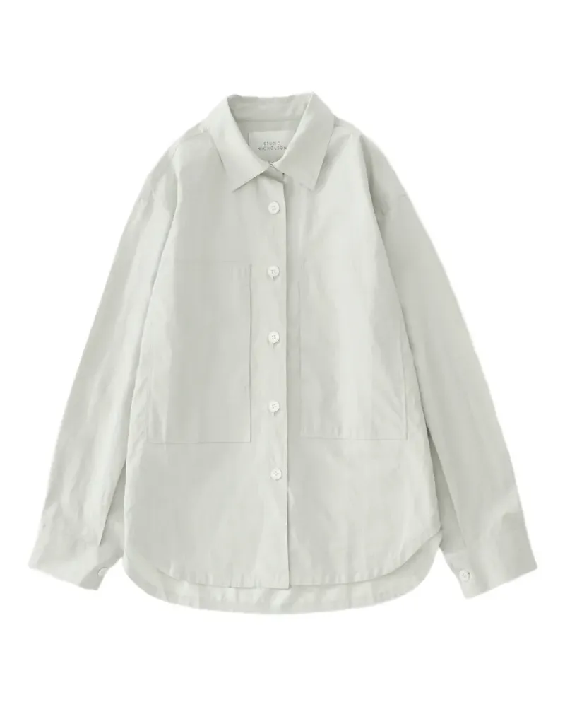 Studio Nicholson Paso patch pockets shirt - Nude Nude