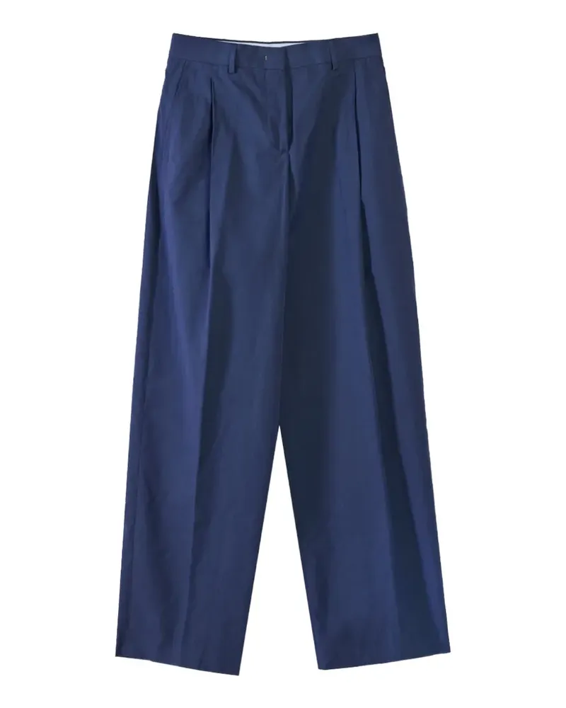 Paul Smith Plisseehose mit weitem Bein - Blau Blau
