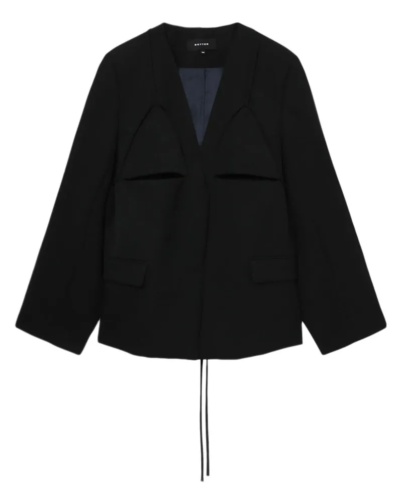 BOTTER Blazer mit Cut-Outs - Schwarz Schwarz