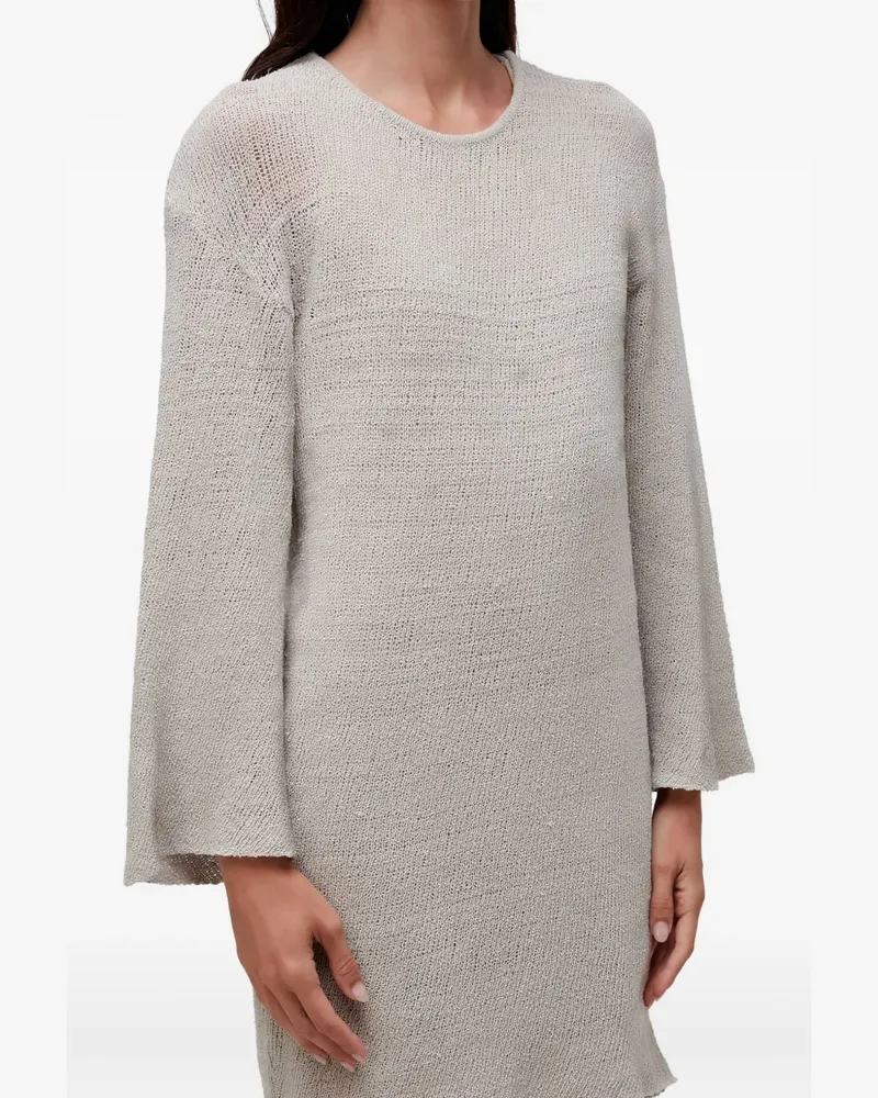 Osklen Strickkleid mit Glockenärmeln - Grau Grau