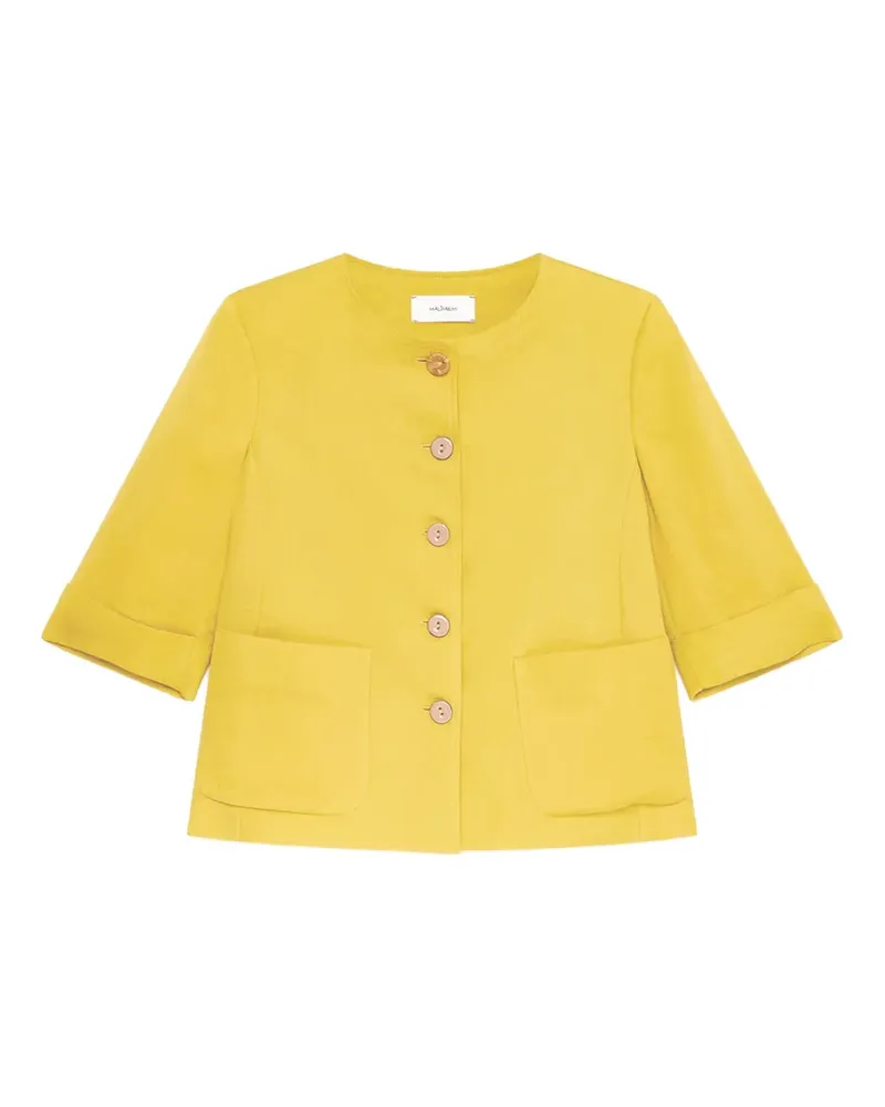 Maliparmi Jacke mit Knöpfen - Gelb Gelb