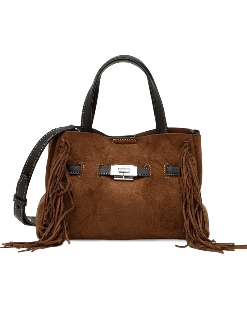 DKNY Handtasche mit Fransen - Braun Braun