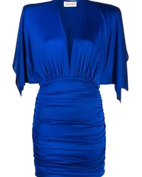 Alexandre Vauthier Gerafftes Minikleid Blau