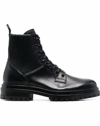 Gianvito Rossi Schnürstiefel aus Leder Schwarz